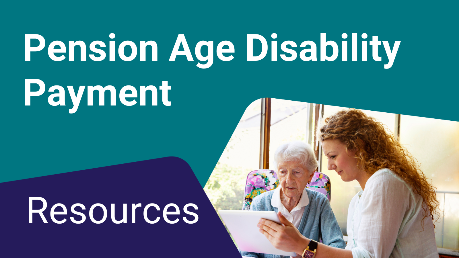 Pension Age Disability Payment resources
