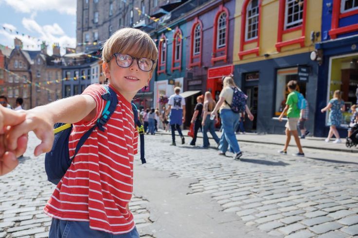 Boy in street