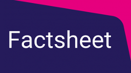 Factsheet – Cover image labelled "Factsheet," indicating a standard informational document.
