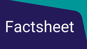 Factsheet – Cover image labelled "Factsheet," indicating a standard informational document.