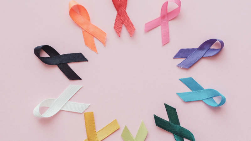 Cancer awareness ribbons