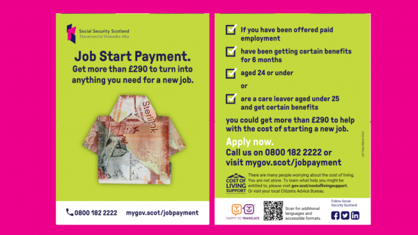 Job Start Payment A5 Flyer (DOWNLOAD)