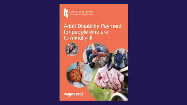 Adult Disability Payment Terminal Illness client flyer