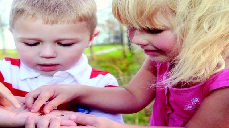 Children playing outside