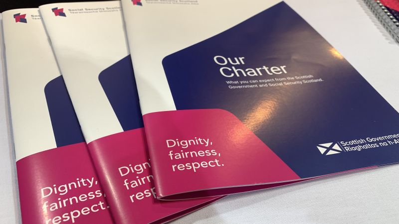 Several Social Security Scotland Charter documents