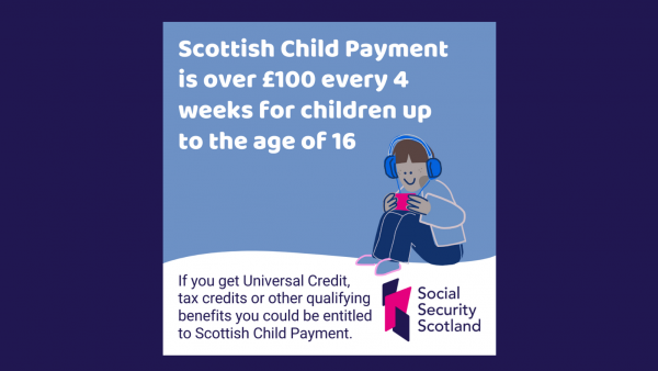 Scottish Child Payment 1x1 graphic (DOWNLOAD)