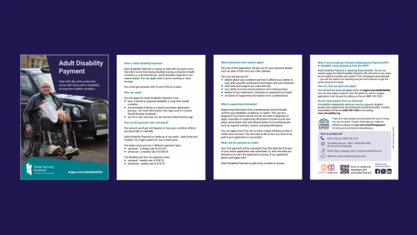Adult Disability Payment client flyer