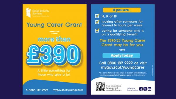 Young Carer Grant A5 Flyer