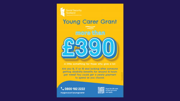 Young Carer Grant A4 Poster