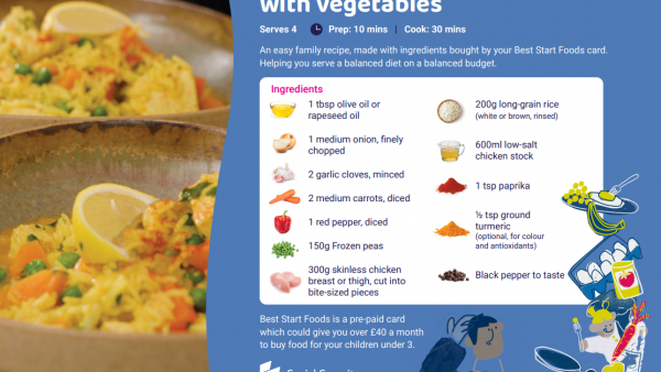 Gary Maclean Recipe Card - One Pot Chicken and Rice