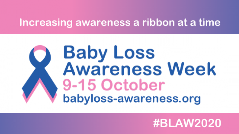 baby loss awareness week graphic